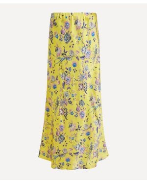 Liberty Silk Slip Skirt - Yellow