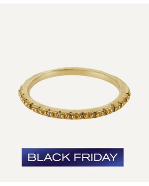 Ellis Mhairi Cameron 14Ct Lxi Diamond Half Eternity Ring - Metallic