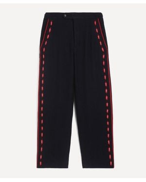 Bode Carroll Side Buckle Trousers - Blue