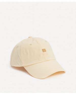 Acne Studios Canvas Fade Face Baseball Cap - Natural