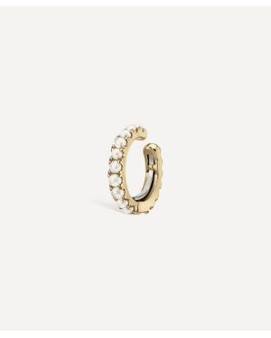 Maria Tash 14Ct 8Mm Pearl Eternity Tash Cuff Earring - White
