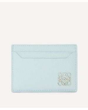 Loewe Anagram Plain Cardholder - Blue