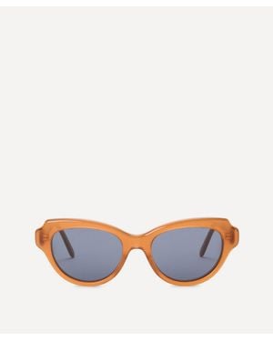 Loewe Swan Slim Cat-Eye Sunglasses - Blue
