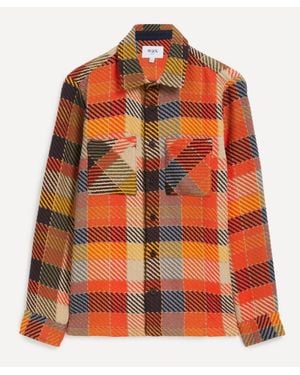 Wax London Whiting Overshirt - Orange