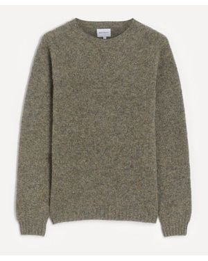Norse Projects Birnir Lambswool Sweater - Green