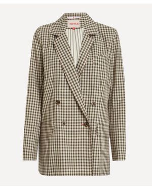 KIPPER Rum And Raisin Double-Breasted Blazer - Multicolor