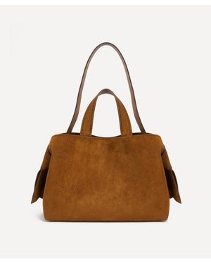 Acne Studios Musubi Suede Tote Bag - White