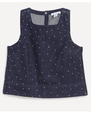ALIGNE Meg Diamante Top - Blue