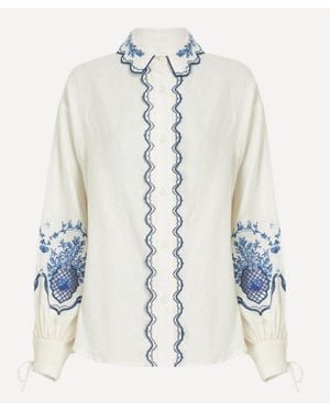 Agua Bendita Abadia Blouse - Blue