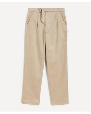 Oliver Spencer Belted Trousers - Natural