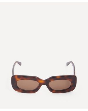 DMY BY DMY Vivian Rectangle Frame Sunglasses - Brown