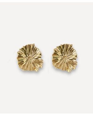 By Alona 18Ct-Plated Amary Stud Earrings - Metallic