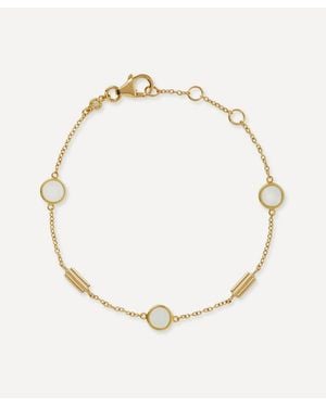 Astley Clarke 18Ct-Plated Vermeil Stilla Pearl Chain Bracelet - Metallic