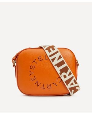 Stella McCartney Small Embossed Camera Bag - Orange