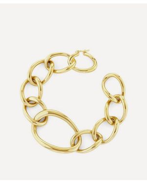 Dinny Hall 18Ct-Plated Vermeil Wave Chain Bracelet - Metallic