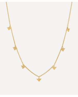 Rachel Jackson 18Ct-Plated Dreamer Bird Choker Necklace - Natural