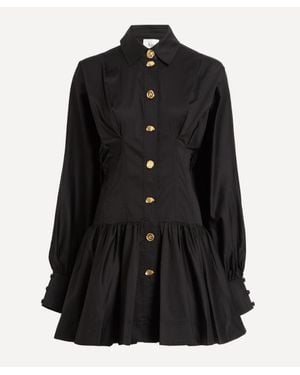 Aje. Alexa Long-Sleeve Mini Dress - Black