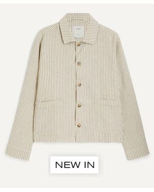 Percival Sorrento Boxy Overshirt - Natural