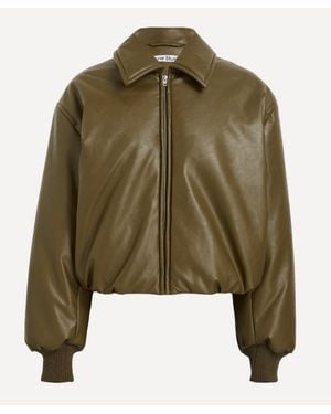 Acne Studios Coated Bomber Jacket - Green