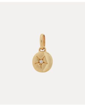 Liberty 9Ct Handmade Ianthe Star Diamond Pendant - White