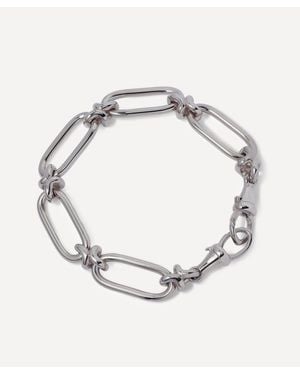 Annoushka Sterling Knuckle Heavy Chain Bracelet - Metallic