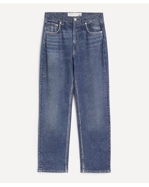 Rag & Bone Miramar Harlow Ankle Straight Trousers - Blue