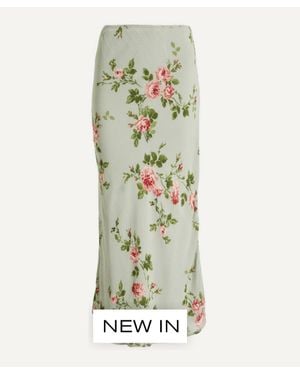 Reformation Layla Relaxed Skirt - Green