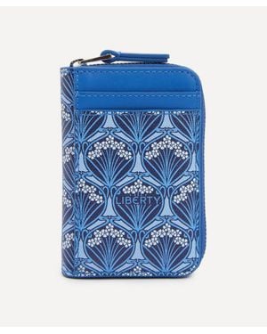 Liberty Iphis Zipped Vertical Wallet - Blue