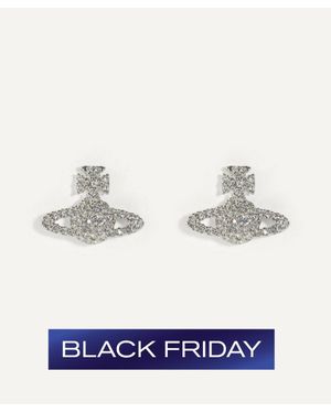 Vivienne Westwood Tone Grace Bas Relief Stud Earrings - Natural