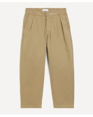 Edwin Solan Loose Straight-Fit Trousers - Natural
