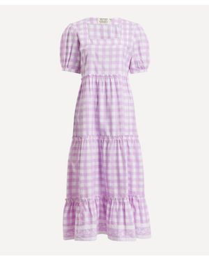 SZ Blockprints Divya Dress - Purple