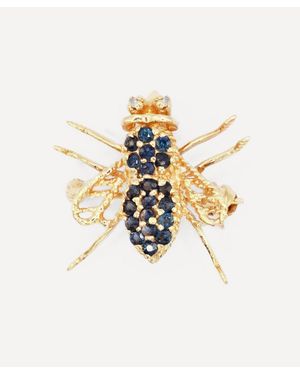 Kojis 14Ct Vintage Sapphire Bee Brooch - Metallic