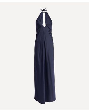 Significant Other Becca Halter Maxi Dress - Blue