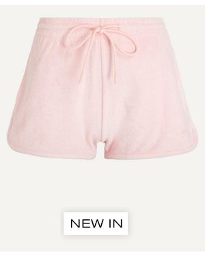 Hunza G Terry Towelling Shorts - Pink