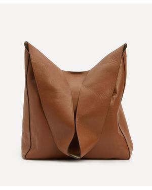 JOSEPH Cozumel Light Leather Slouch Bag - Brown