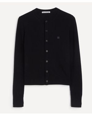 Acne Studios Fitted Yak Wool Cardigan - Black