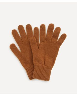 Johnstons of Elgin Cashmere Gloves - Brown