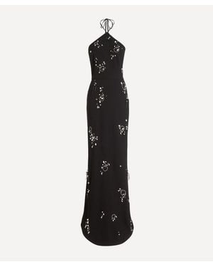 BERNADETTE Jolene Embroidered Dress - Black