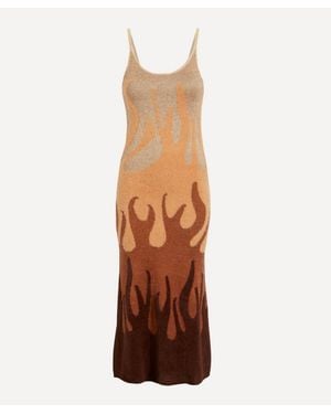 House Of Sunny Hotel California Hockney Dress - Multicolour