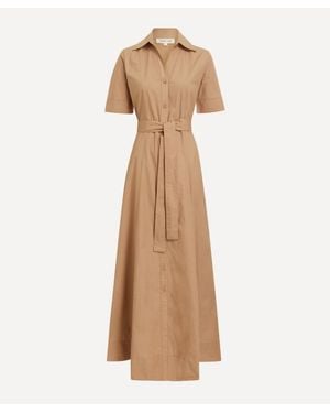 Mondo Corsini Bodhi Cotton Poplin Shirt Dress - Natural