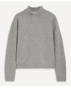 LE17SEPTEMBRE Shawl Collar Pullover - Gray