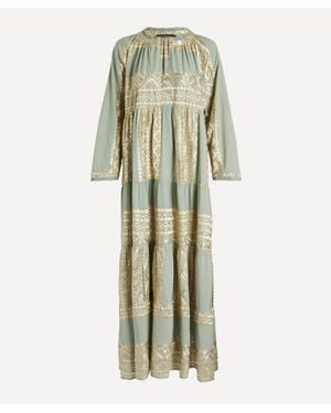 Kori Classic Triangle Maxi Dress - Green