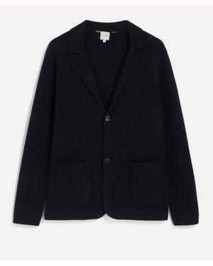 Paul Smith Knitted Merino Wool Jacket - Black