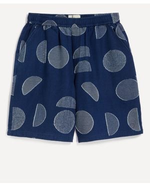 Folk Relaxed Shorts - Blue