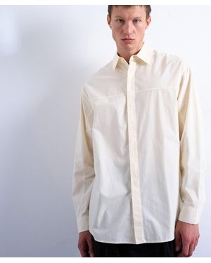 TOPMAN Oversized Fit Formal Shirt - White