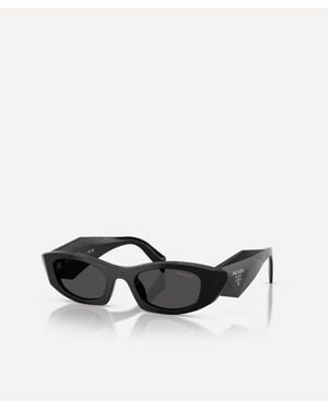 Prada Geometric Sunglasses - Black