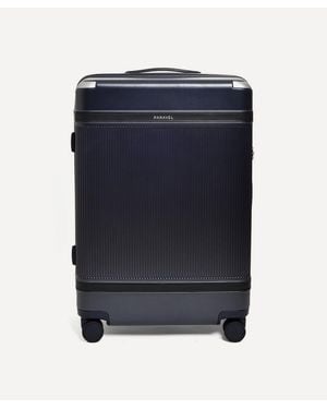 Paravel Aviator Grand Checked Luggage - Blue