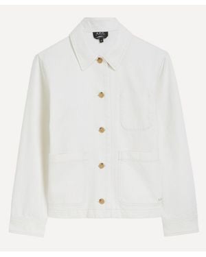 A.P.C. Nikkie Denim Jacket - White