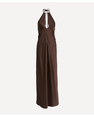 Significant Other Becca Halter Maxi Dress - Brown