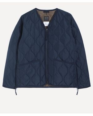 Taion Military V-Neck Down Jacket - Blue